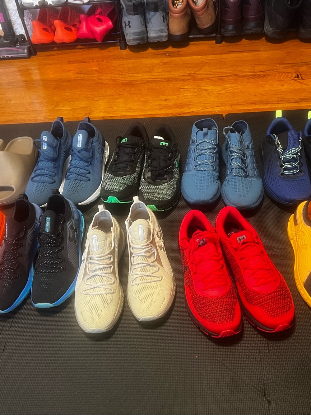 Under Armour Shoe Bundle + Slides (Men’s size 12)